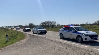 В Ногайском районе стартовал женский автопробег в рамках Всероссийской акции «Знамя Победы».
